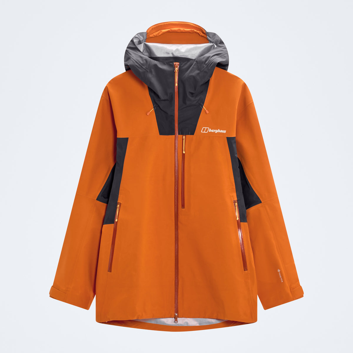 Herren Ridge-Seeker Wasserdichte Jacke - Orange/Schwarz