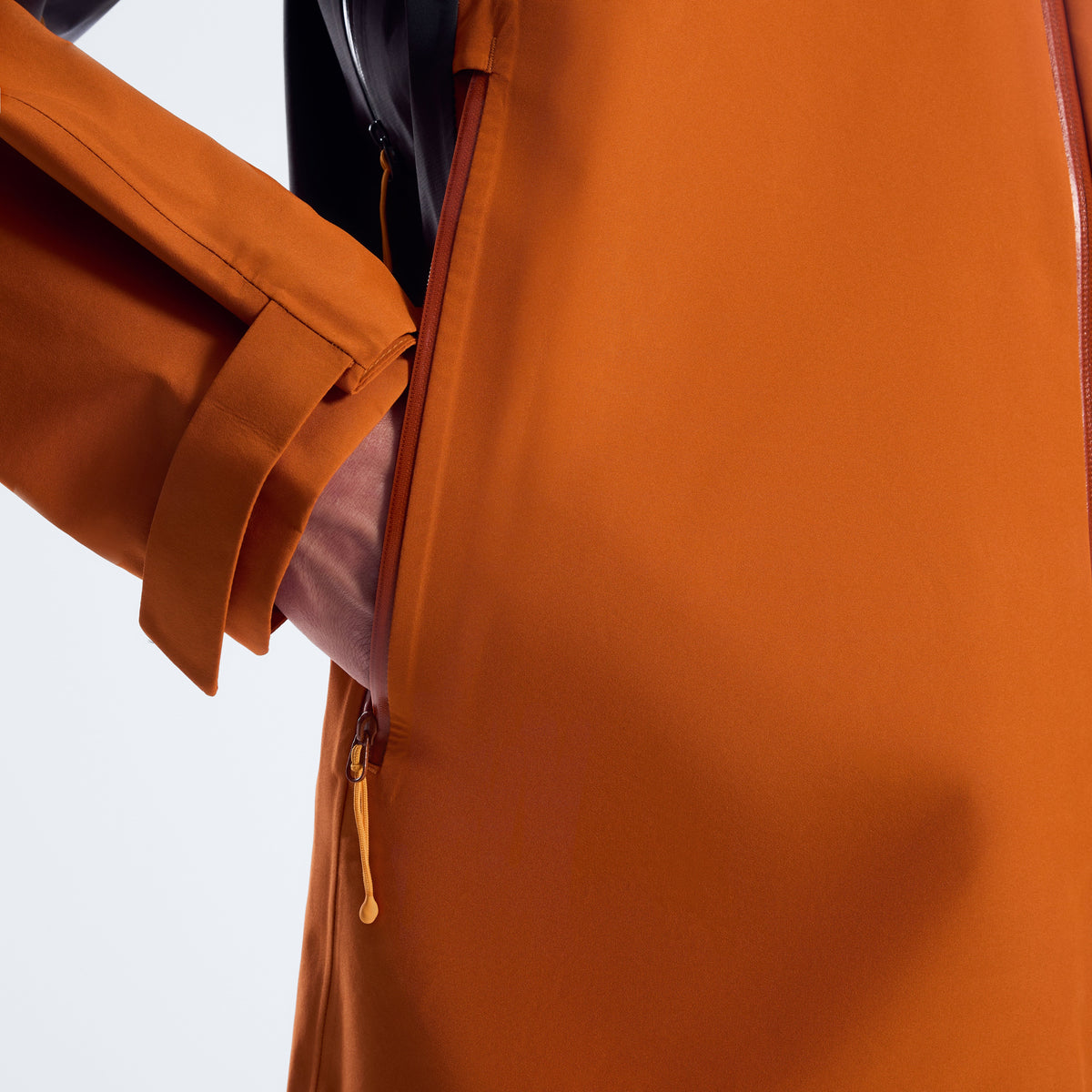 Herren Ridge-Seeker Wasserdichte Jacke - Orange/Schwarz