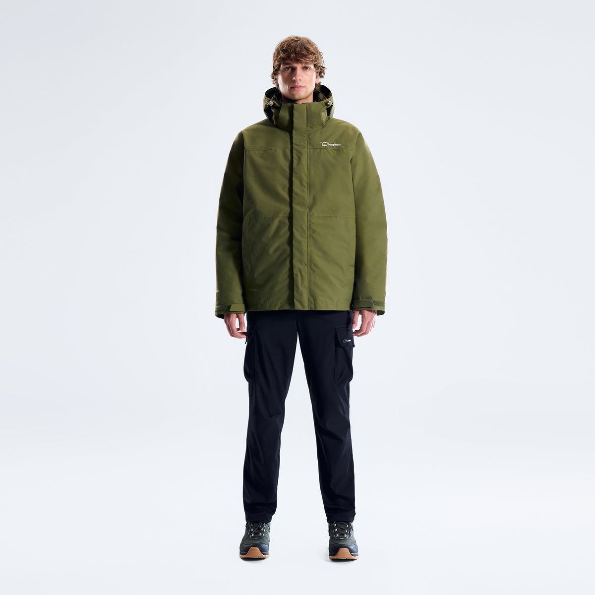 Herren Hillwalker 2.0 Gemini Gore-Tex wasserdichte 3-in-1-Jacke - Cheviot Green/Zephyr