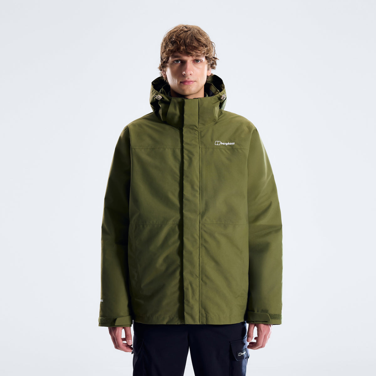 Herren Hillwalker 2.0 Gemini Gore-Tex wasserdichte 3-in-1-Jacke - Cheviot Green/Zephyr