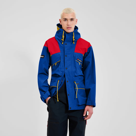 Unisex Trango Gore-Tex Wasserdichte Jacke - Blau/Rot