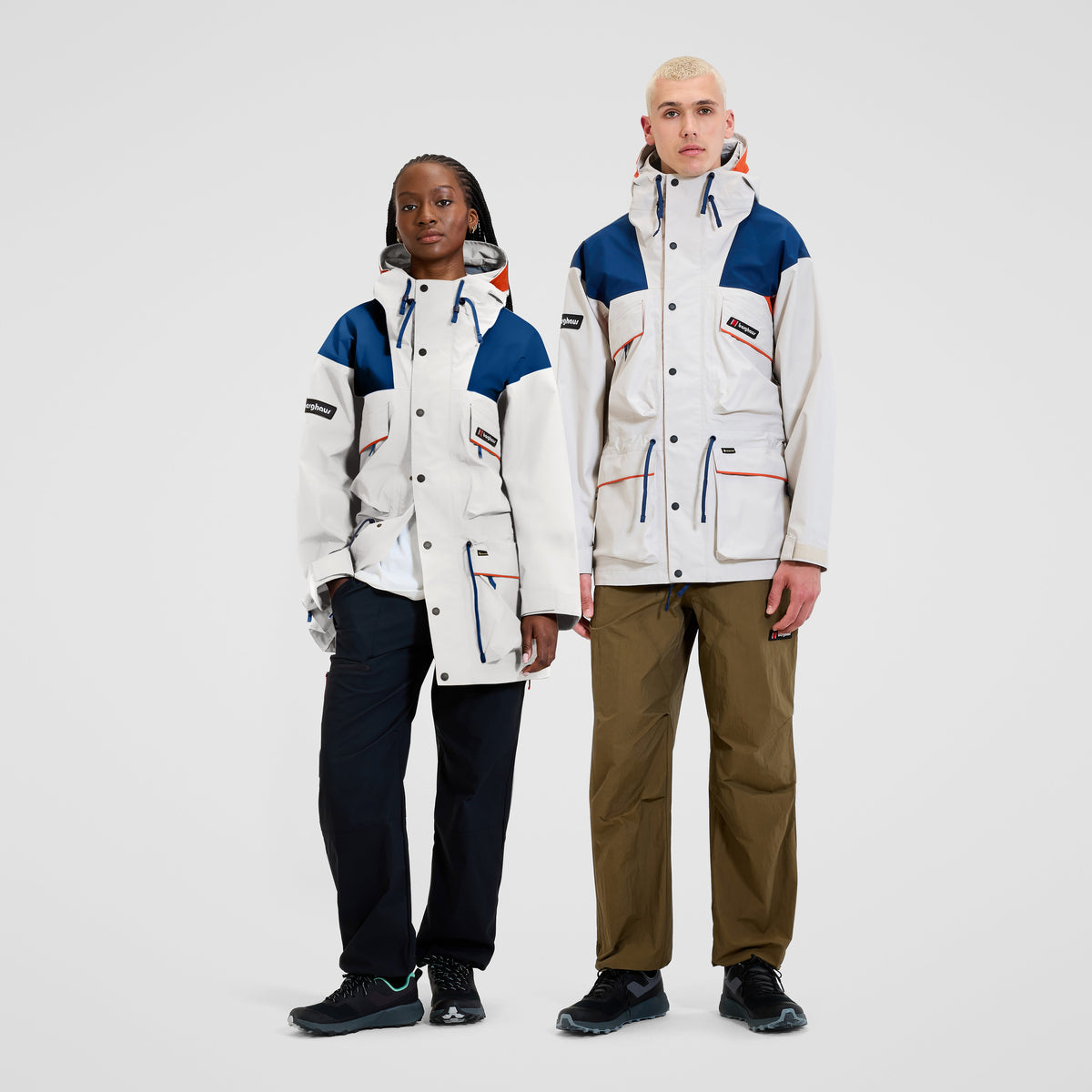 Unisex Trango Gore-Tex Waterproof Jacket - Grey/Blue
