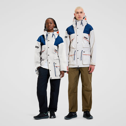 Unisex Trango Gore-Tex wasserdichte Jacke - Grau/Blau