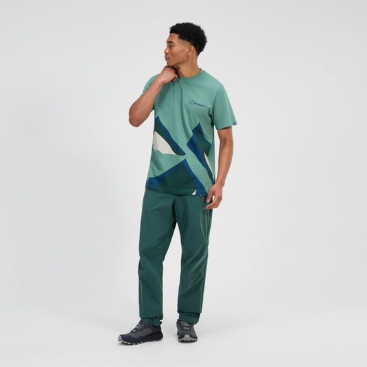 Herren-T-Shirt Klambercall mit kurzem Arm – Grün