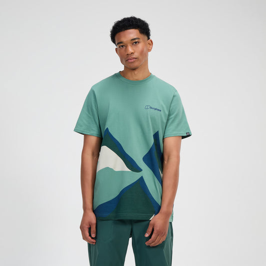 Herren-T-Shirt Klambercall mit kurzem Arm – Grün