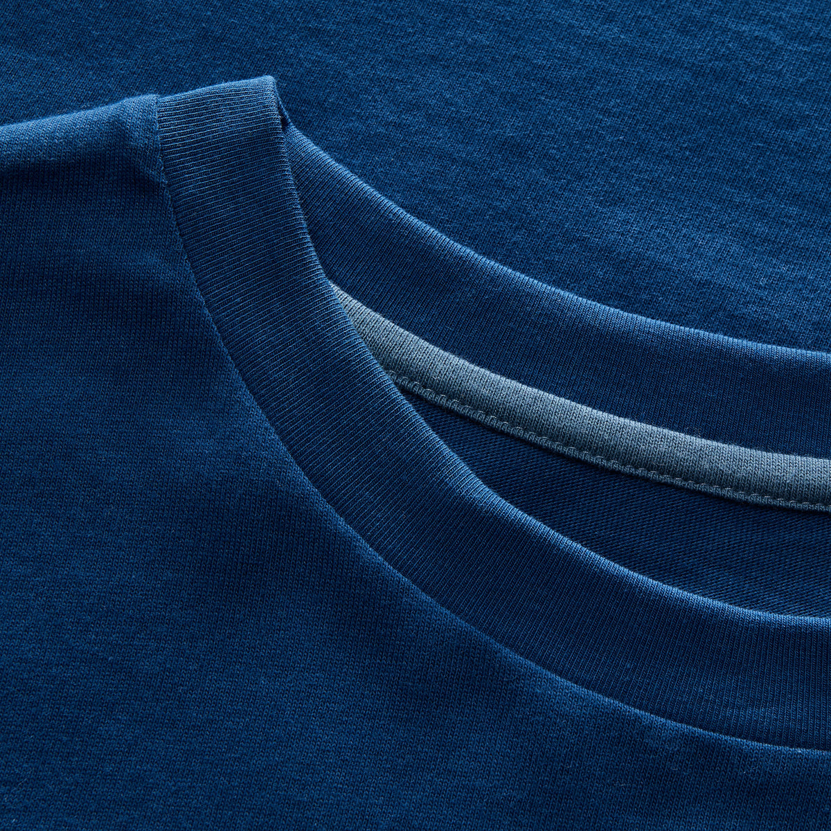 Herren-Langarmshirt mit großem Logo - Hale Navy