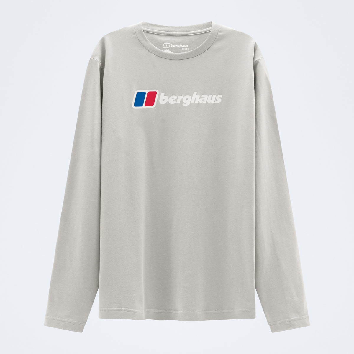 Men's Big Logo Long Sleeve Tee - Stone