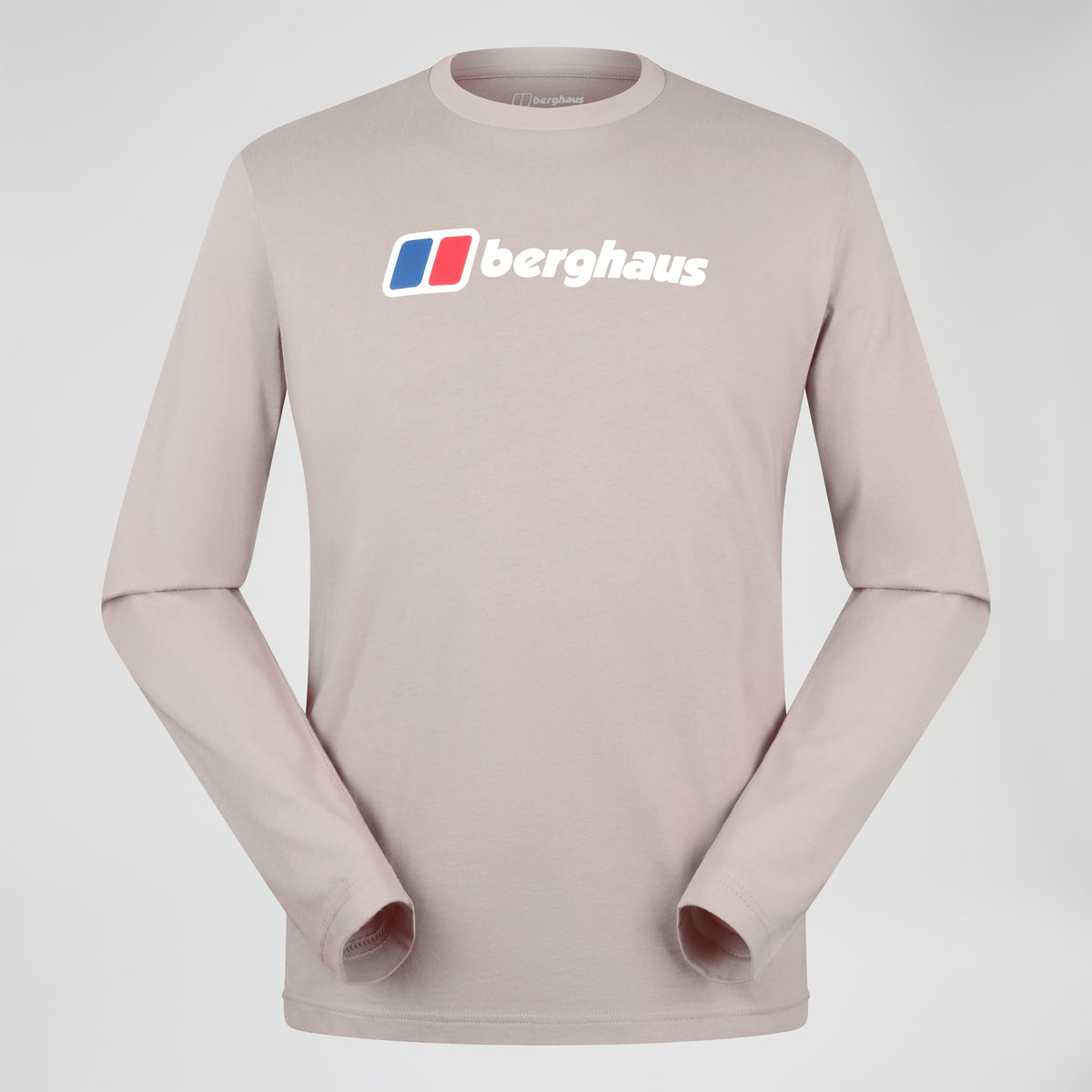 Men's Big Logo Long Sleeve Tee - Grey