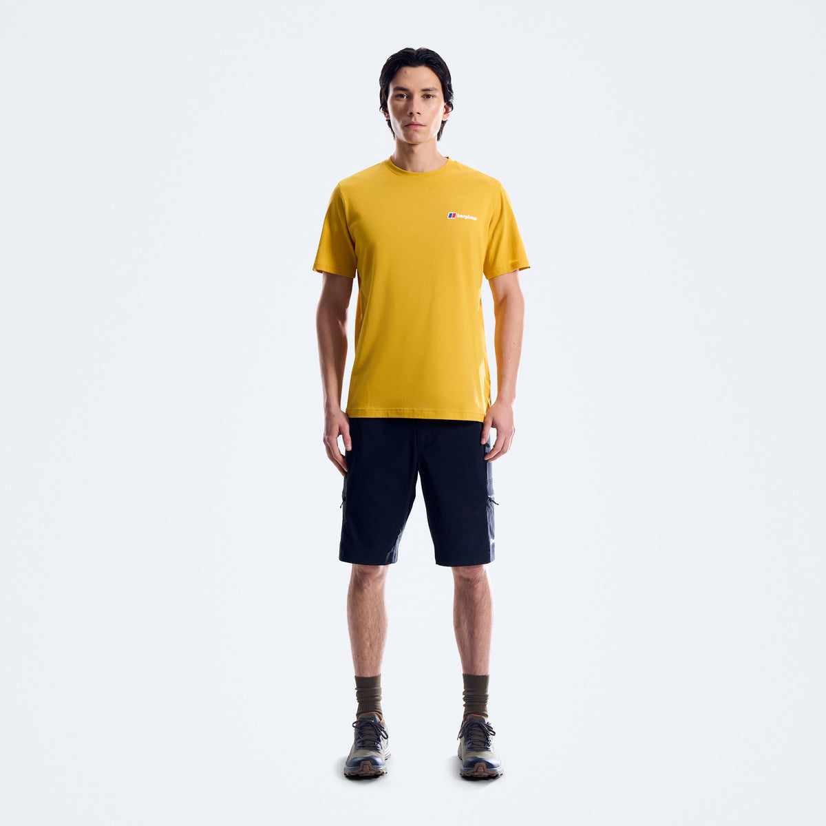 Herren-Class-Logo-T-Shirt – Gelb