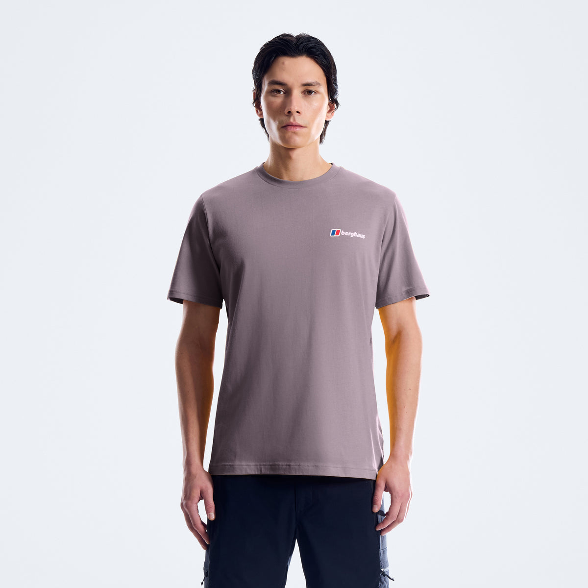 Herren-Class-Logo-T-Shirt – Violett