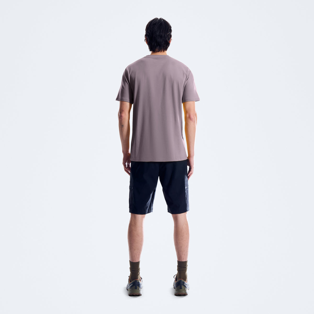 Herren-Class-Logo-T-Shirt – Violett