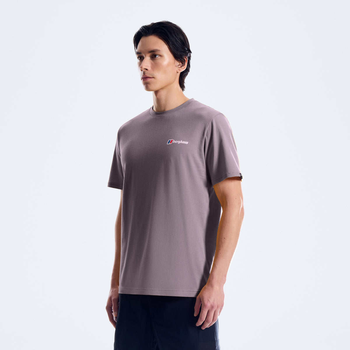 Herren-Class-Logo-T-Shirt – Violett