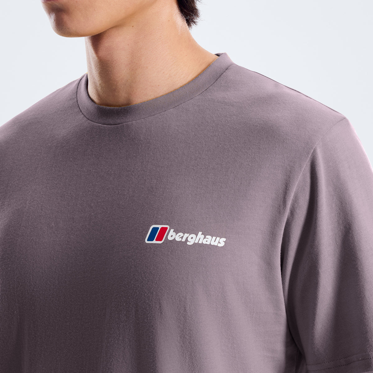 Herren-Class-Logo-T-Shirt – Violett