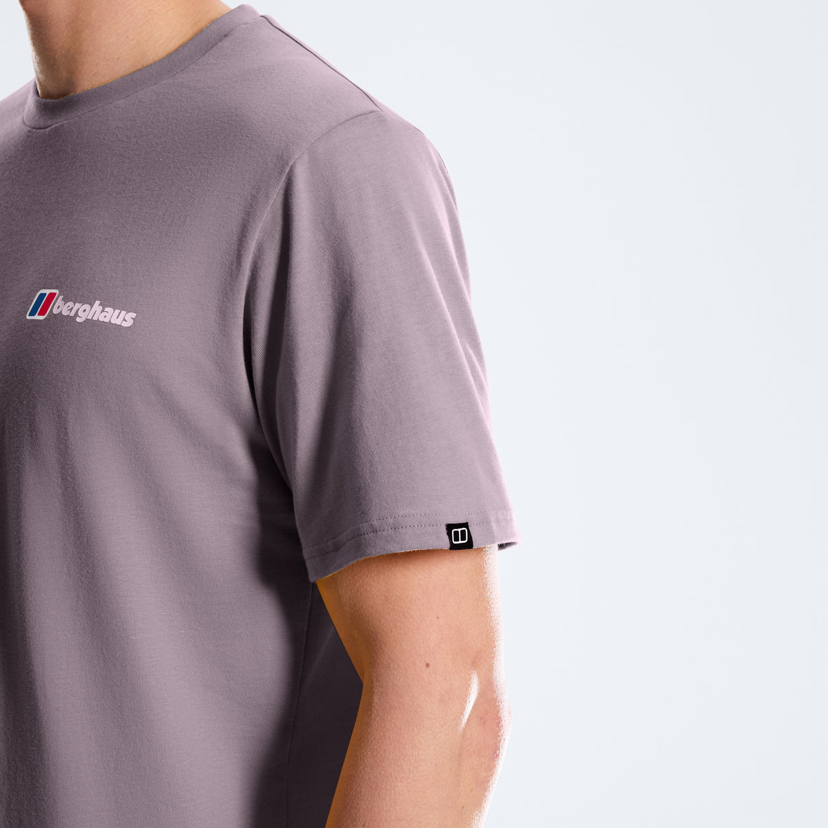Herren-Class-Logo-T-Shirt – Violett