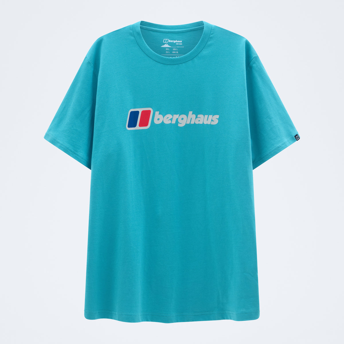 Herren-T-Shirt mit XL-Logo - Blau