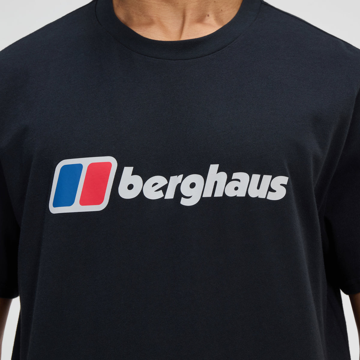 Herren-T-Shirt mit XL-Logo - Schwarz