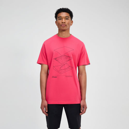 Herren Everyday Elements Kurzarm-T-Shirt - Pink