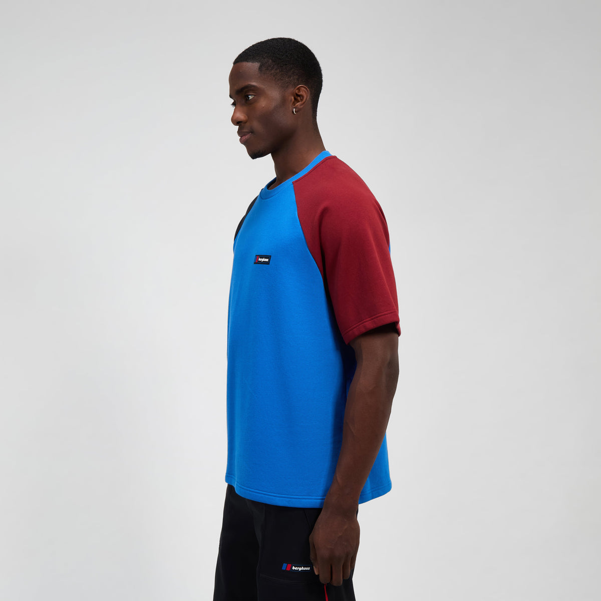 Unisex Storm 25 Kurzarm-T-Shirt - Blau/Rot