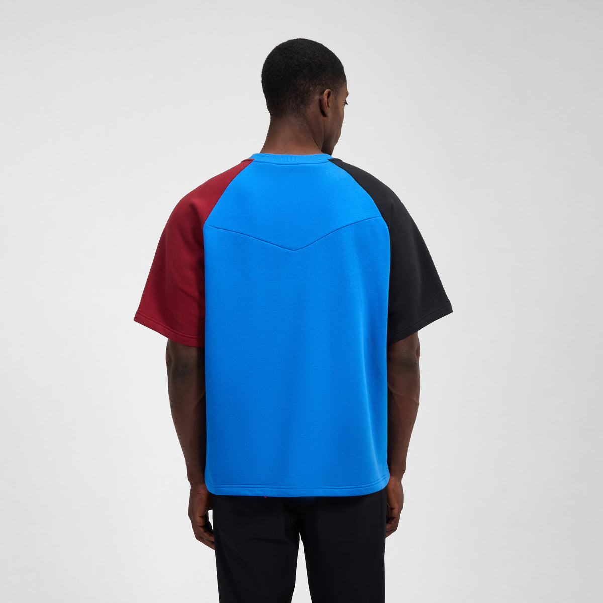 Unisex Storm 25 Kurzarm-T-Shirt - Blau/Rot