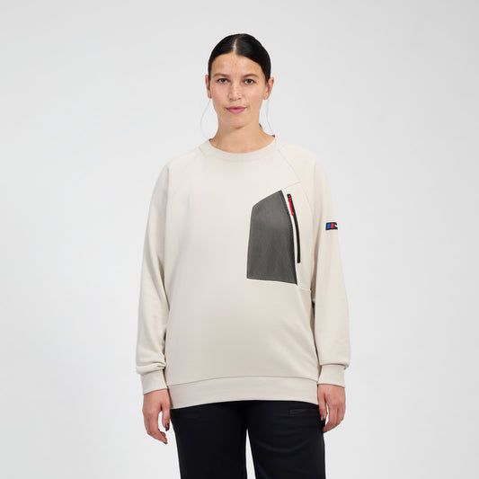 Unisex Storm 25 Crew-Sweater – Grau