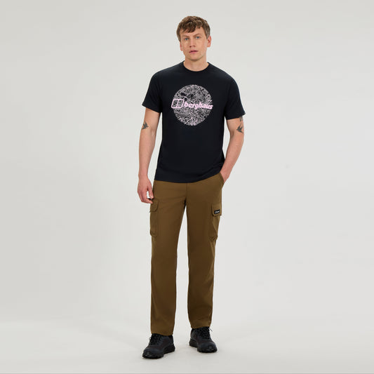 Herren-T-Shirt „Map Of The Toon“ – Schwarz