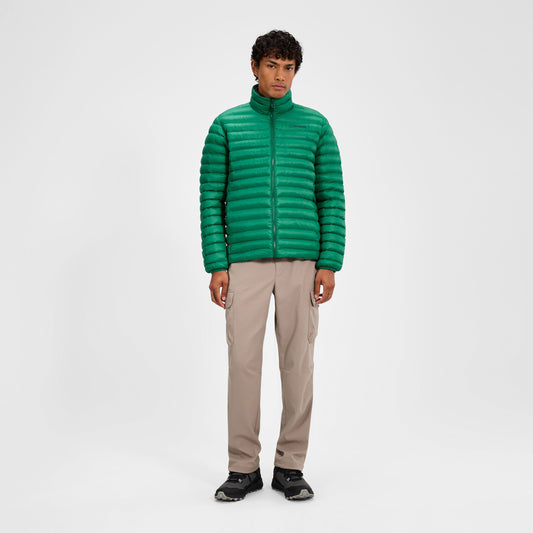 Interaktive Herrenjacke aus Synthetik – Grün