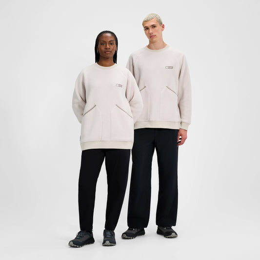 Unisex-Pullover Volcanism – Grau