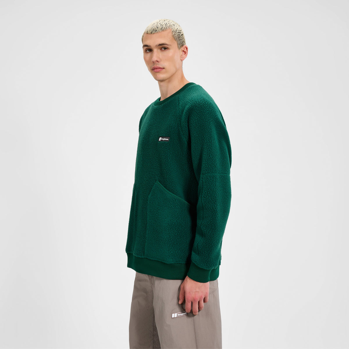 Unisex-Pullover Volcanism – Grün