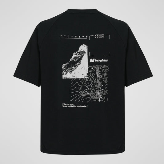 Unisex Volcanism T-Shirt - Schwarz
