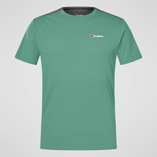 Herren Terrain Trek Tech Funktionsshirt - Grün/Grau