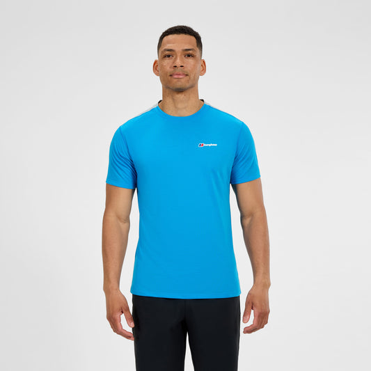 Herren Terrain Trek Funktionsshirt - Blau/Grau
