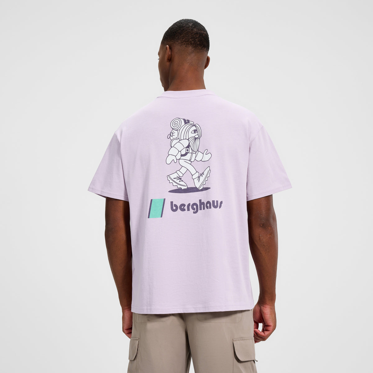 Herren Cyclops Wander-T-Shirt – Violett