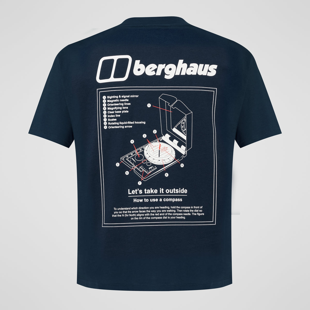 Unisex Compass Guide T-Shirt - Abenddämmerung