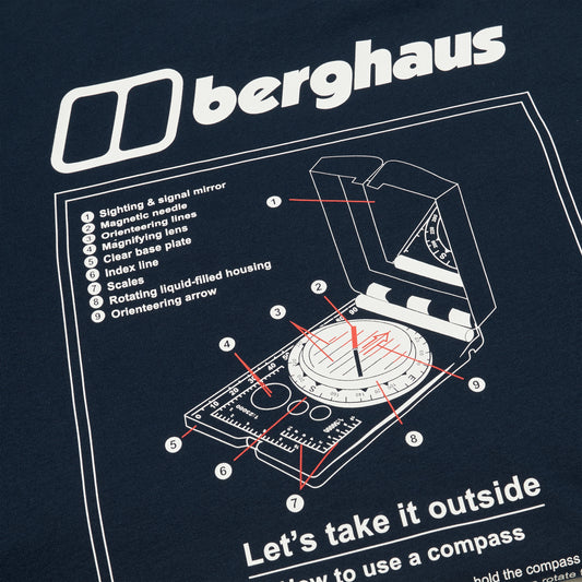 Unisex Compass Guide T-Shirt - Abenddämmerung