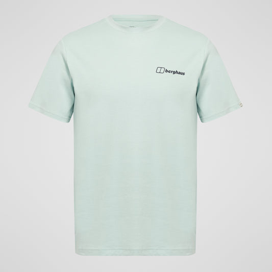 Unisex-T-Shirt mit Orientierungslauf-Symbolen - Evernia Grün