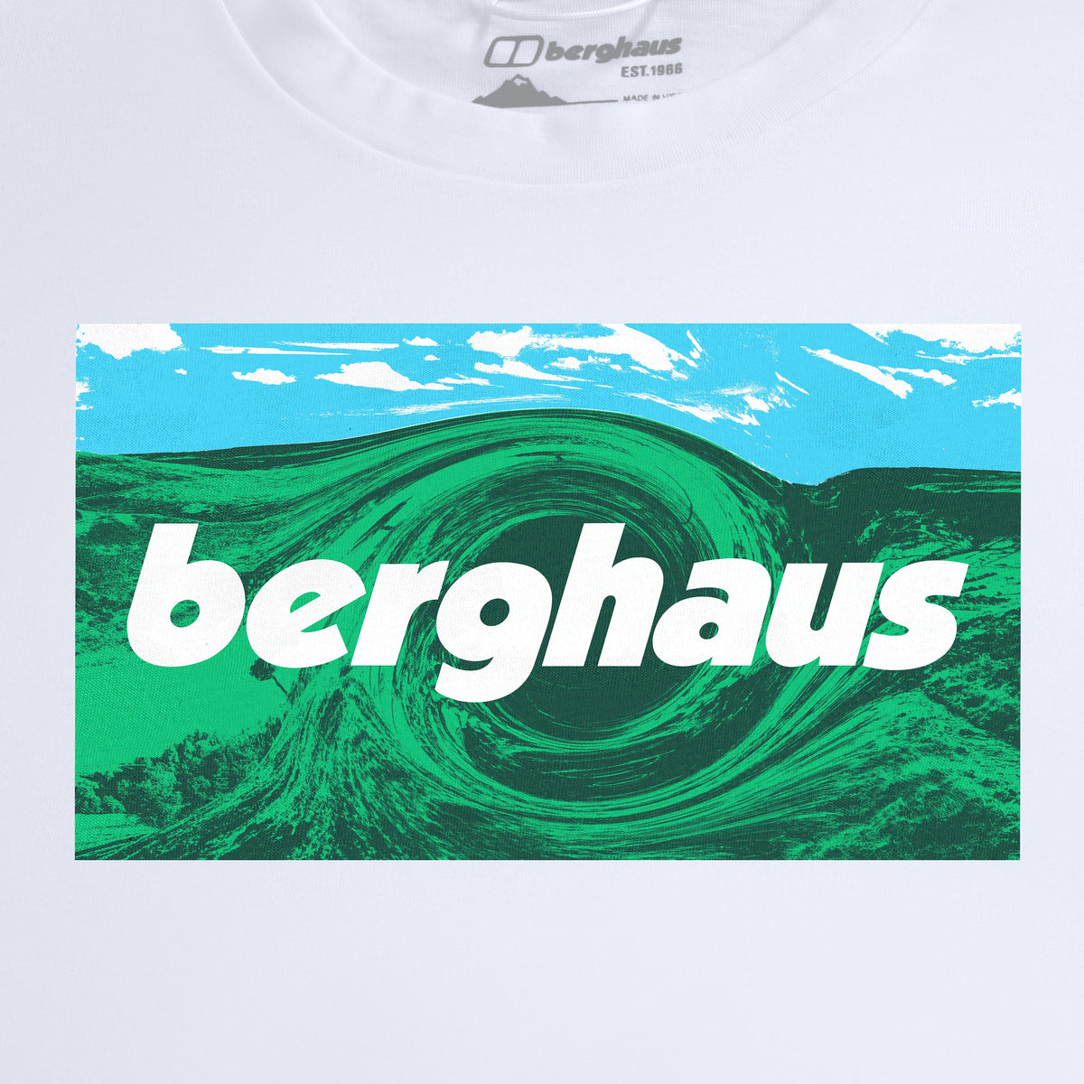 Unisex Twisted Skies Tee - White