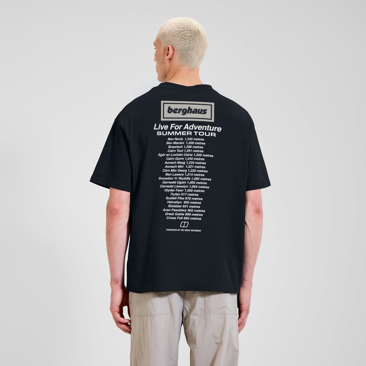 Unisex Adventure Tour Tee - Black