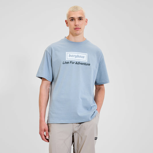 Unisex Adventure Tour T-Shirt – Graublau