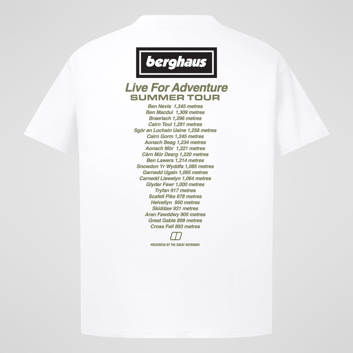 Unisex Adventure Tour Tee - White