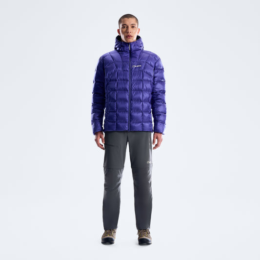 Herren-Daunenjacke Theralite - Flaschenblau