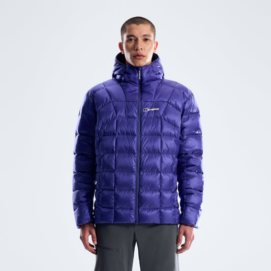 Herren-Daunenjacke Theralite - Flaschenblau