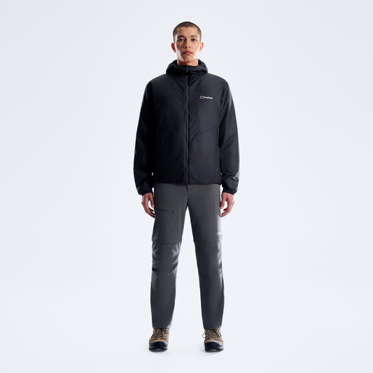 Herren-Theralite Versa Jacke - Schwarz/Schwarz