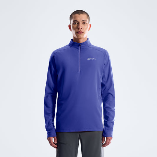 Herren Theralite Half-Zip Tech-Shirt - Blau