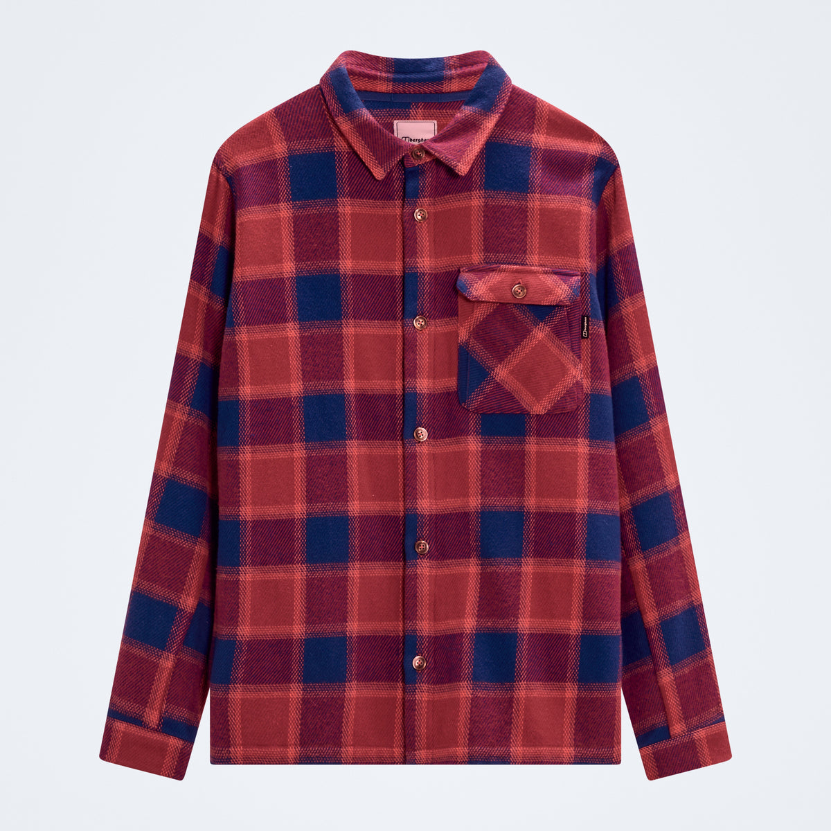 Men's Ashbrooke Overshirt - Hale Navy/Red Fury