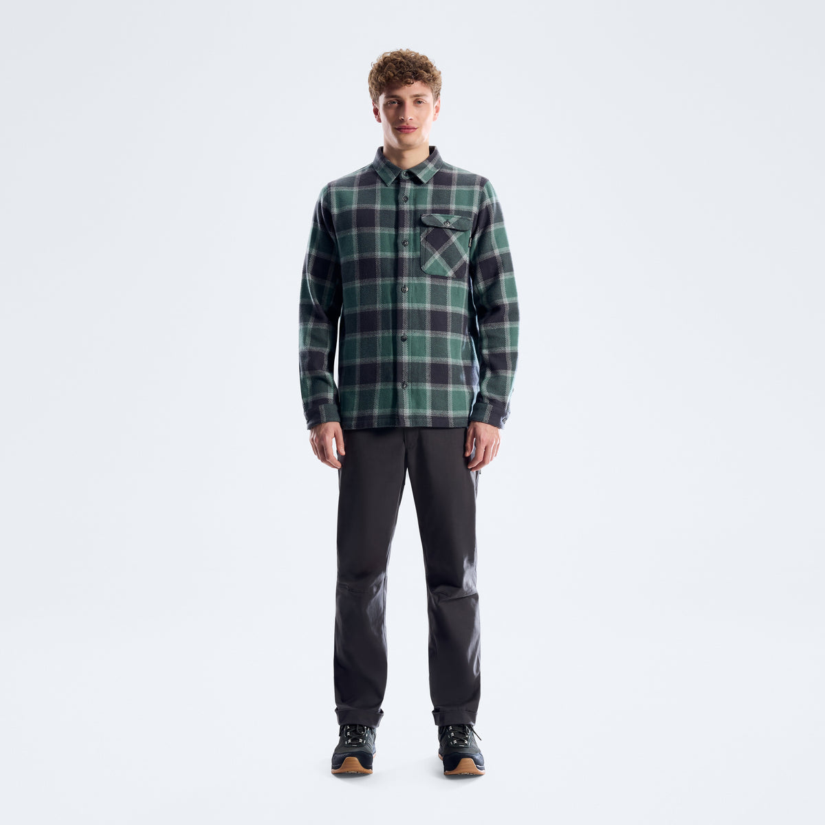 Men's Ashbrooke Overshirt - Green/Black