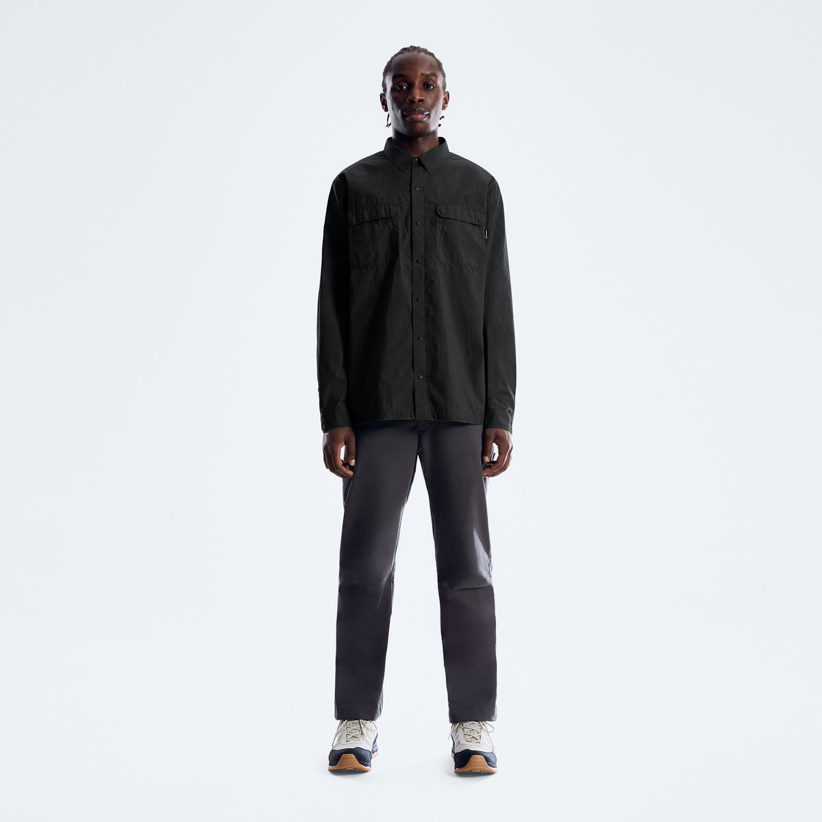 Herren-Hemd Ashbrooke mit Futter – Archive Black