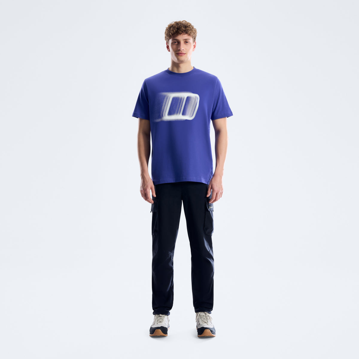 Men's Blockmorph Essential Tee - Bottle Blue
