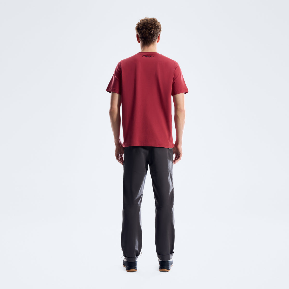 Herren Blockmorph Essential T-Shirt - Red Fury