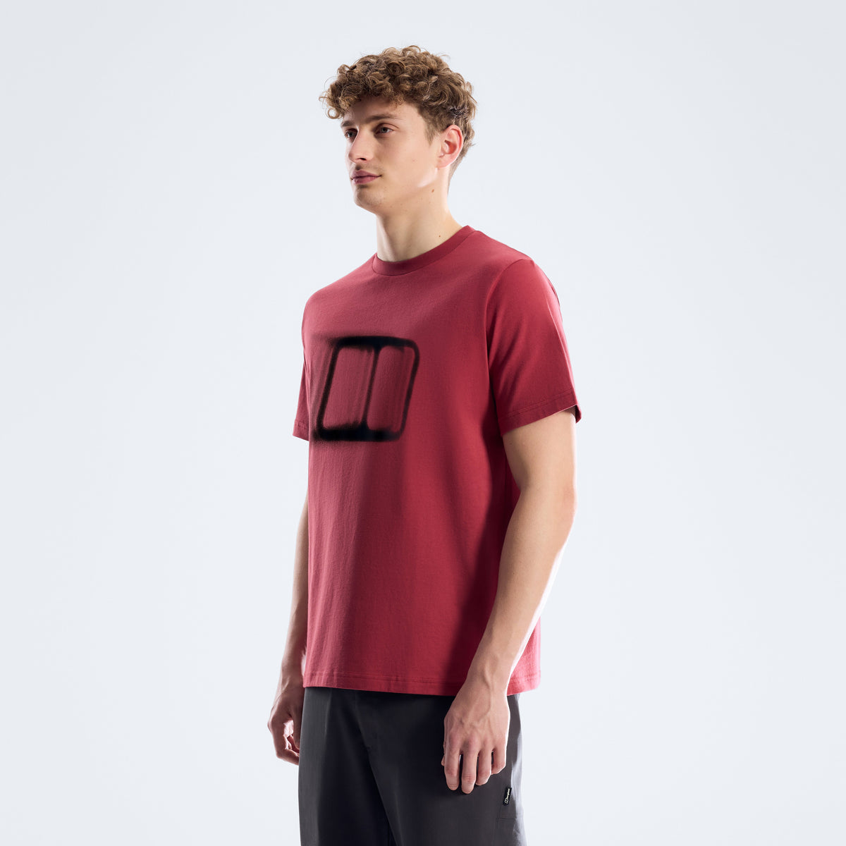 Herren Blockmorph Essential T-Shirt - Red Fury