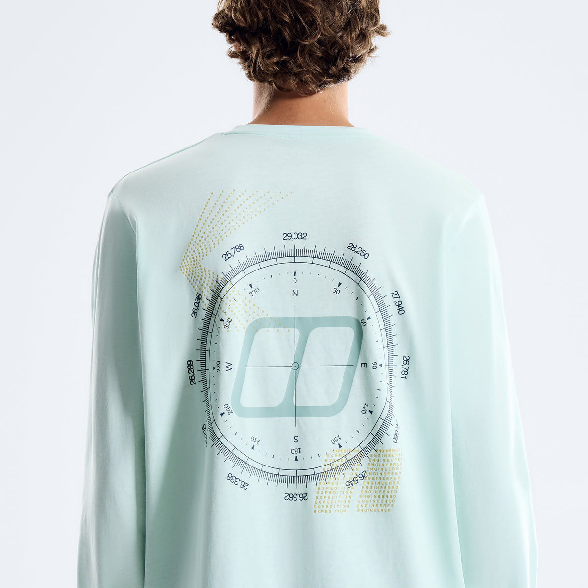 Herren Compass Essential T-Shirt - Polar